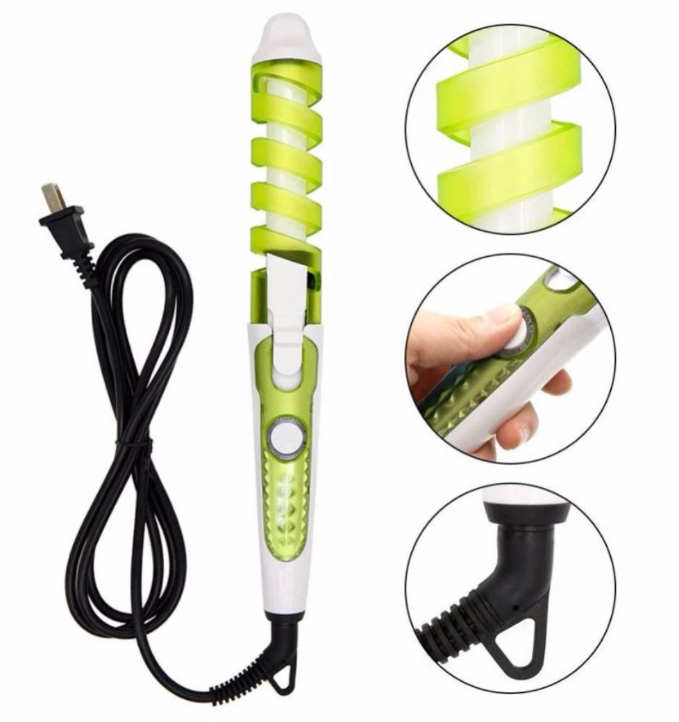 Vista 2 de Pinza Rizadora Rizos Definidos - Color: Morado